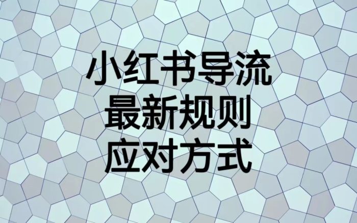 小红书导流最新规则应对方式,新规以后目前还可用的引流方式解读-追梦分享我爱副业网福缘论坛网赚网中创网创业网