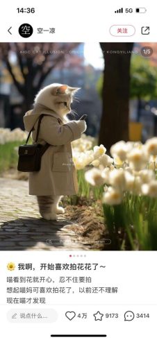 AI猫咪穿搭保姆级教程,起号容易,变现途径多-追梦分享我爱副业网福缘论坛网赚网中创网创业网