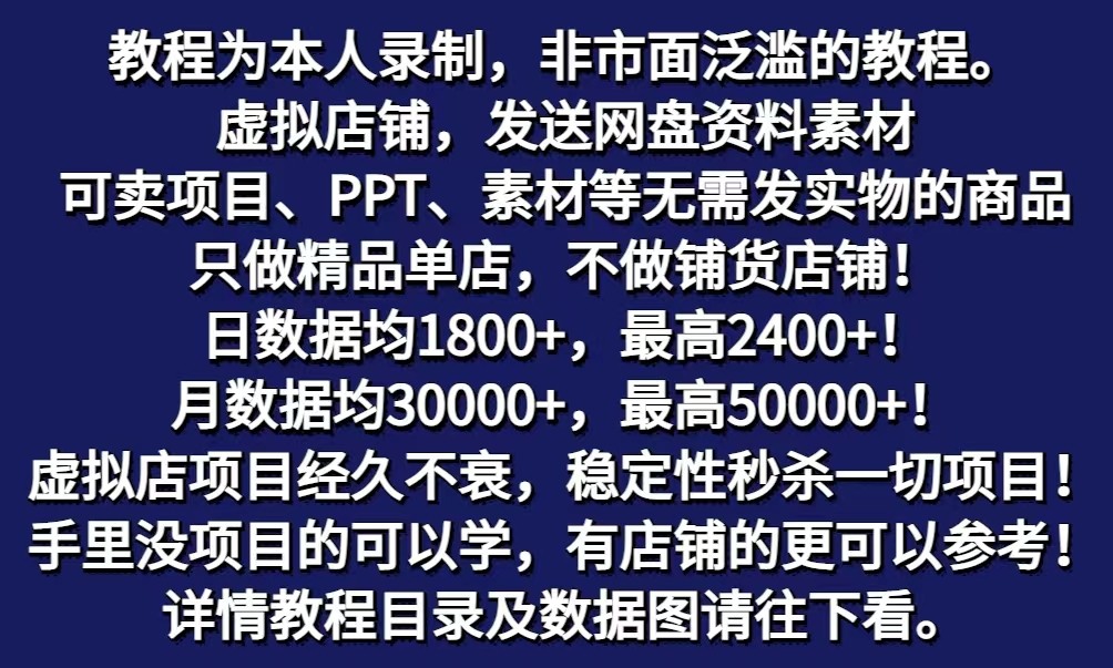 拼多多虚拟电商训练营月入40000 你也行，暴利稳定长久，副业首选1821 作者:福缘创业网 帖子ID:108838 