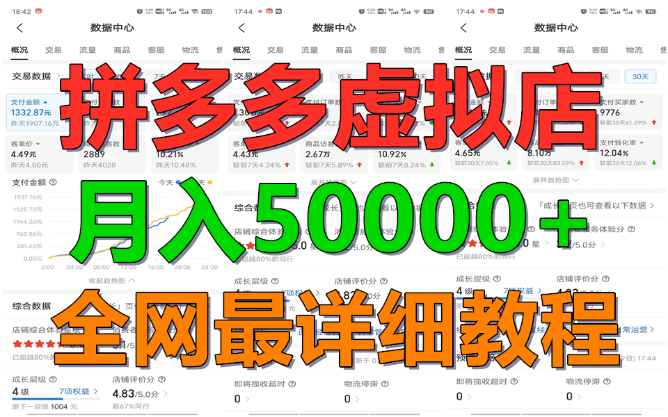 拼多多虚拟电商训练营月入50000 你也行，暴利稳定长久，副业首选1772 作者:福缘创业网 帖子ID:110321 